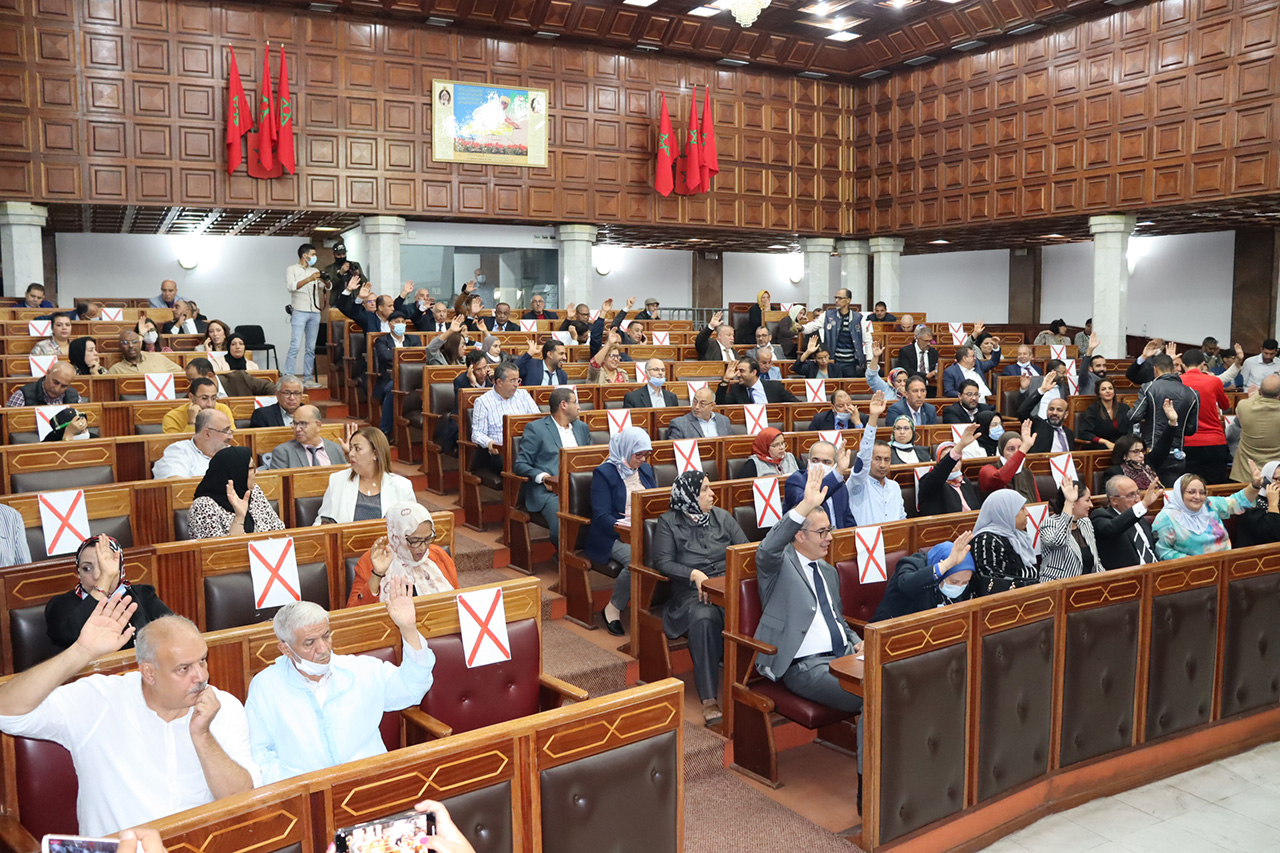 انتخاب اللجن الدائمة لمجلس جماعة الدار البيضاء