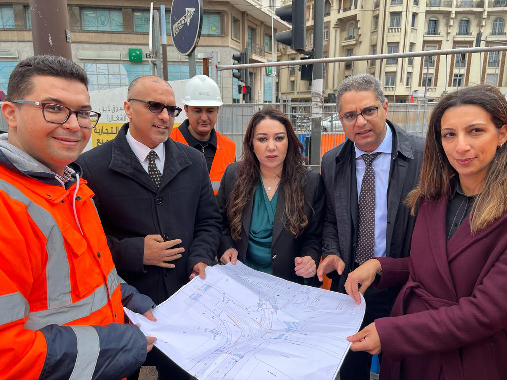 Visite de chantier de la ligne 3 du Tramway